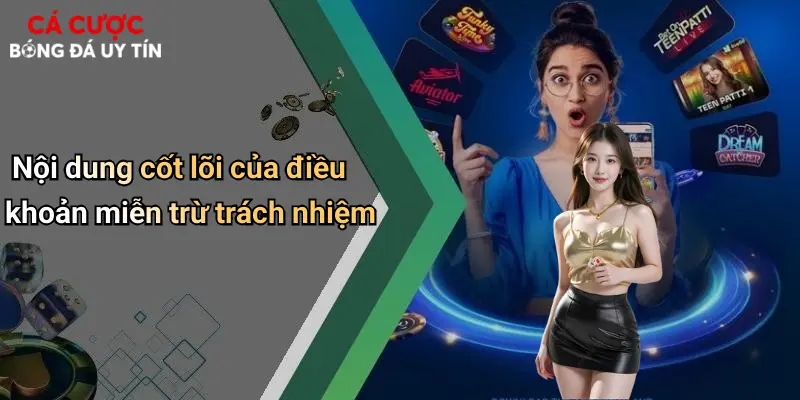 Nội dung cốt lõi của điều khoản miễn trừ trách nhiệm