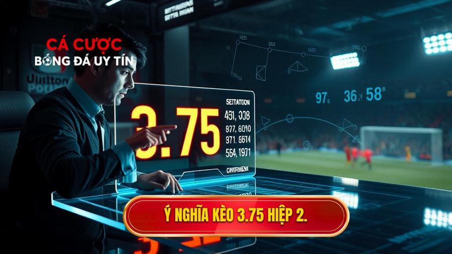 Tại sao nhà cái lại đưa ra con số 3.75 cho riêng hiệp 2?