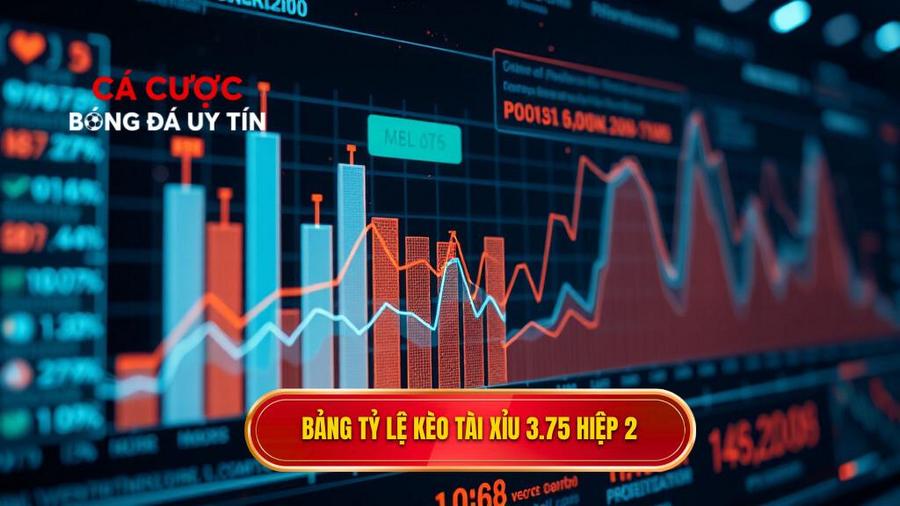 Bảng phân tích tỷ lệ thắng thua kèo tài xỉu 3.75 hiệp 2