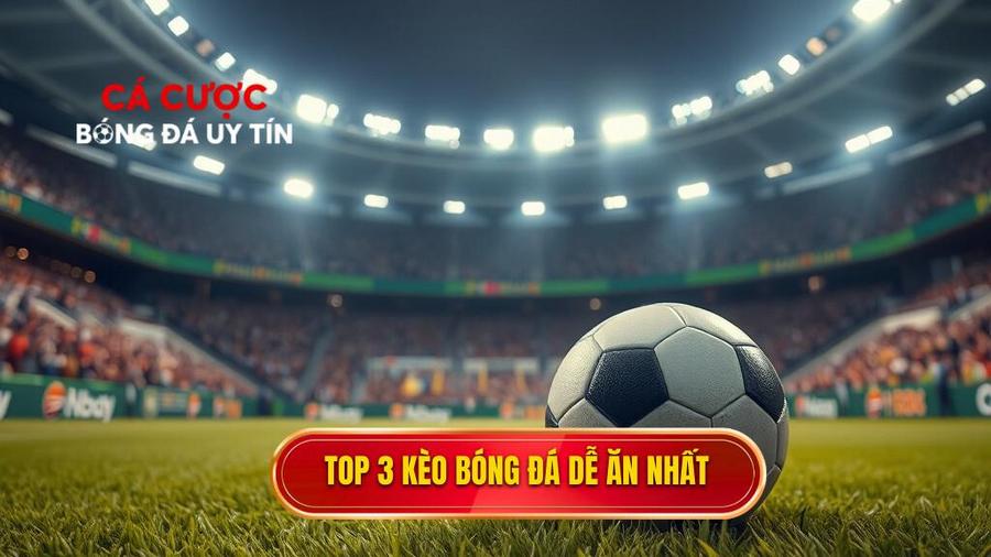 Top 3 loại kèo bóng đá dễ ăn nhất hiện nay