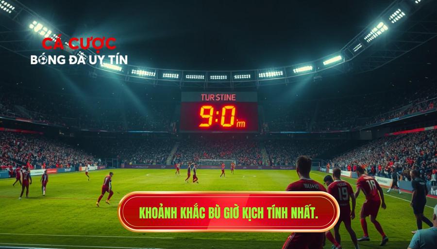 Khoảnh khắc bù giờ kịch tính nhất.